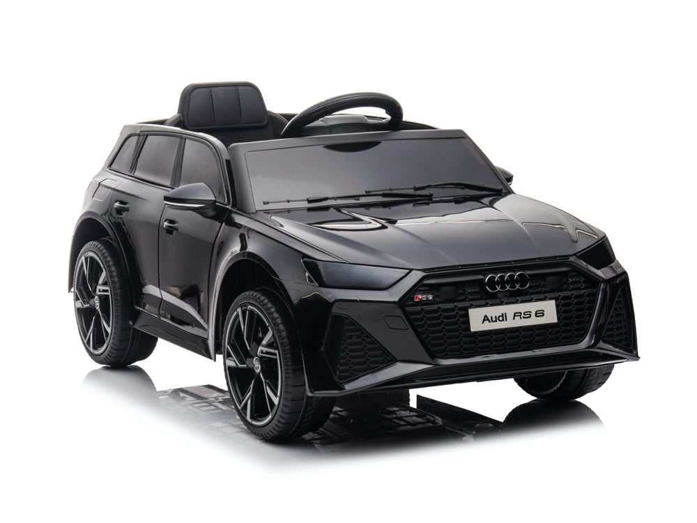 Audi Rs6, Voiture Électrique Pour Enfants 12 Volts Avec Pneus En Caoutchouc, Siège En Cuir Et Plus Encore !