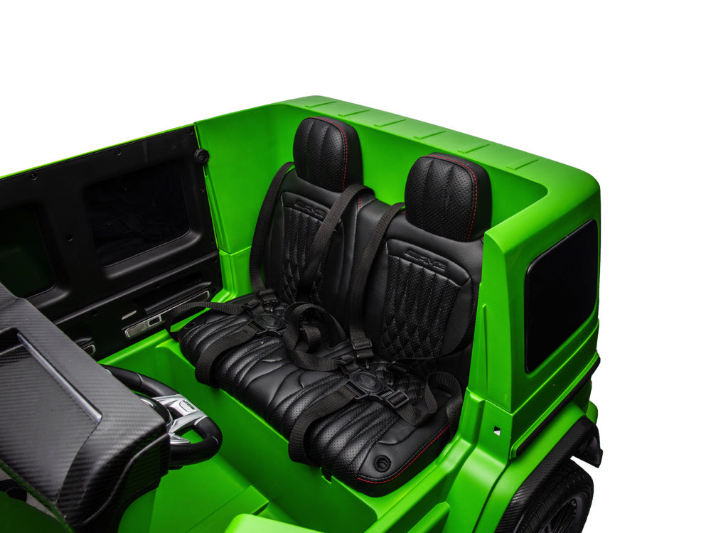 Voiture Pour Enfants Électrique Mercedes G63 2 Places, 24 Volts Avec Pneus En Caoutchouc Et Plus Encore !