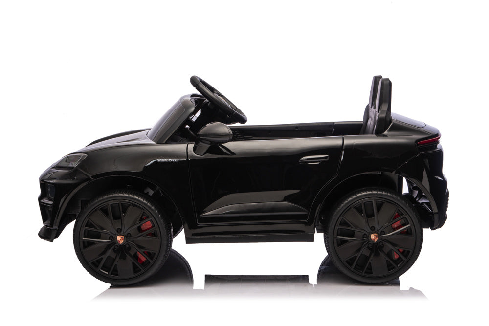 Porsche Macan Turbo Voiture Électrique Pour Enfants Avec Batterie Au Lithium, Module Musical, Pneus En Caoutchouc Et Bien Plus Encore.