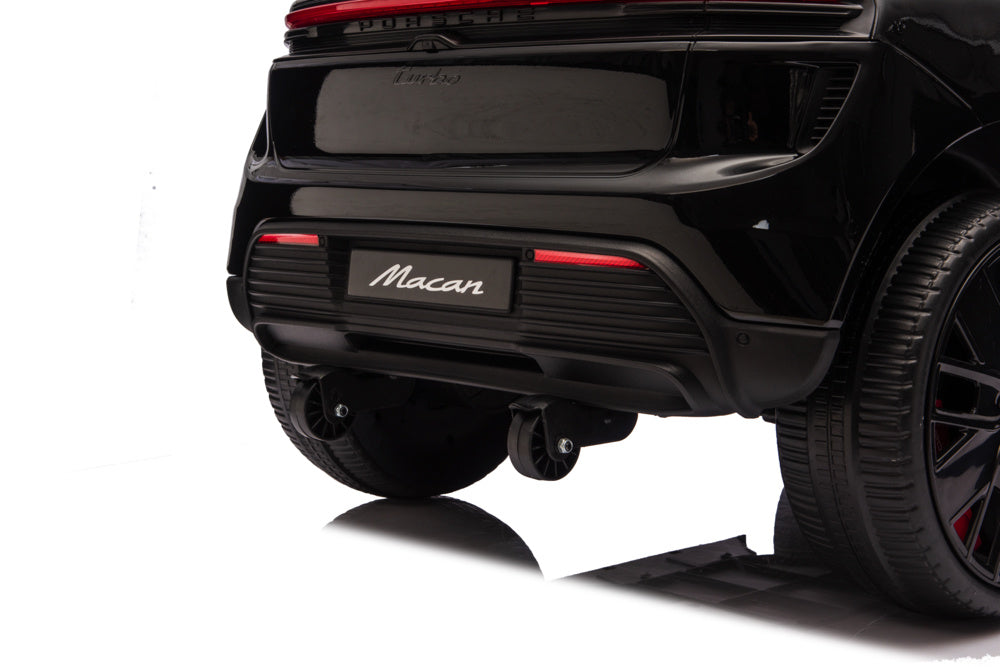Porsche Macan Turbo Voiture Électrique Pour Enfants Avec Batterie Au Lithium, Module Musical, Pneus En Caoutchouc Et Bien Plus Encore.