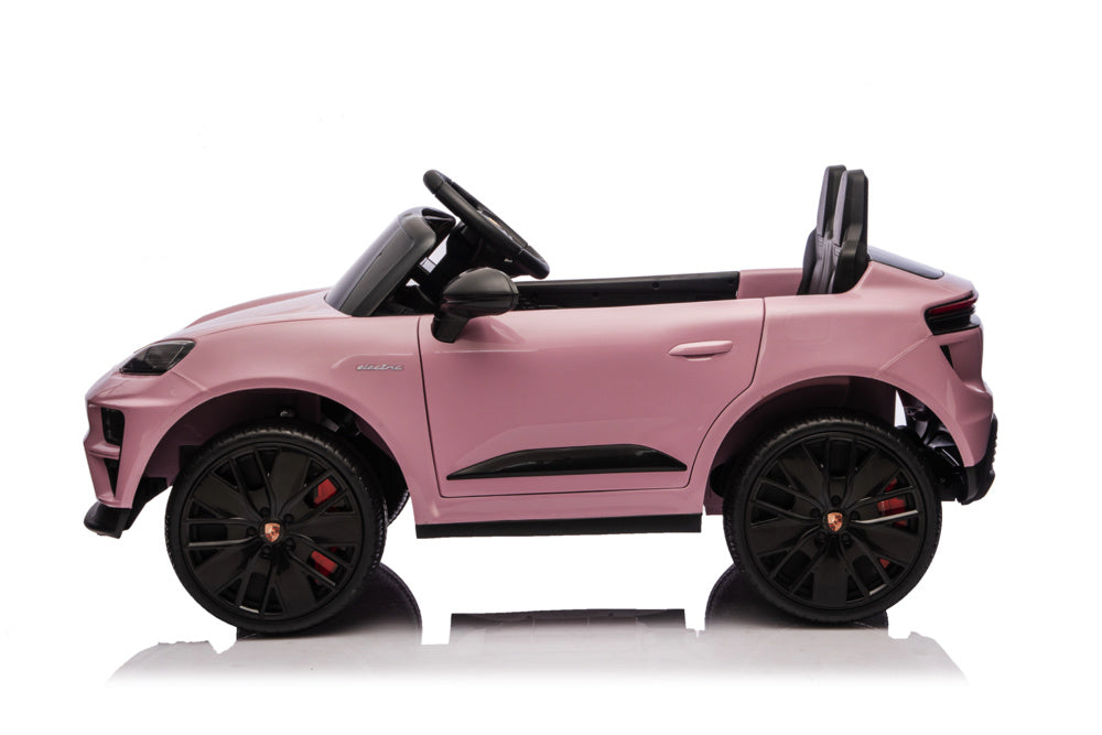 Porsche Macan Turbo Voiture Électrique Pour Enfants Avec Batterie Au Lithium, Module Musical, Pneus En Caoutchouc Et Bien Plus Encore.