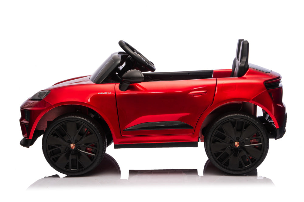 Porsche Macan Turbo Voiture Électrique Pour Enfants Avec Batterie Au Lithium, Module Musical, Pneus En Caoutchouc Et Bien Plus Encore.