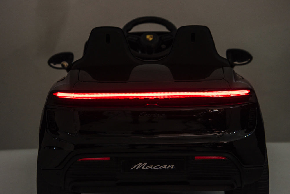 Porsche Macan Turbo Voiture Électrique Pour Enfants Avec Batterie Au Lithium, Module Musical, Pneus En Caoutchouc Et Bien Plus Encore.