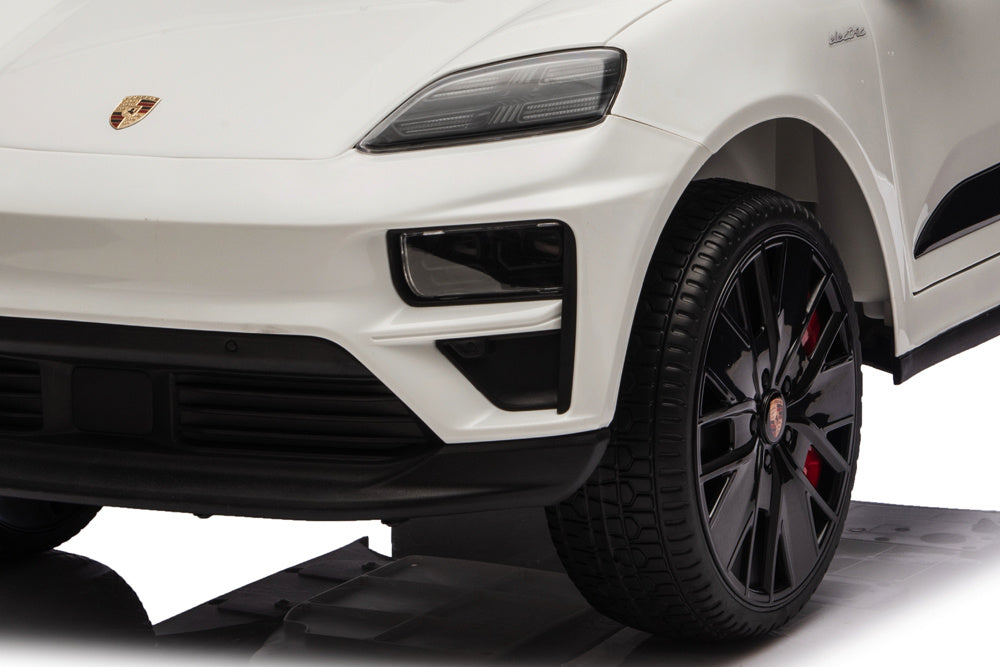 Porsche Macan Turbo Voiture Électrique Pour Enfants Avec Batterie Au Lithium, Module Musical, Pneus En Caoutchouc Et Bien Plus Encore.