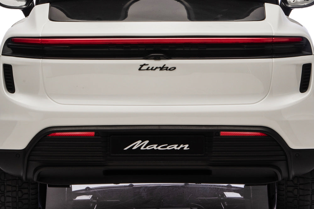 Porsche Macan Turbo Voiture Électrique Pour Enfants Avec Batterie Au Lithium, Module Musical, Pneus En Caoutchouc Et Bien Plus Encore.