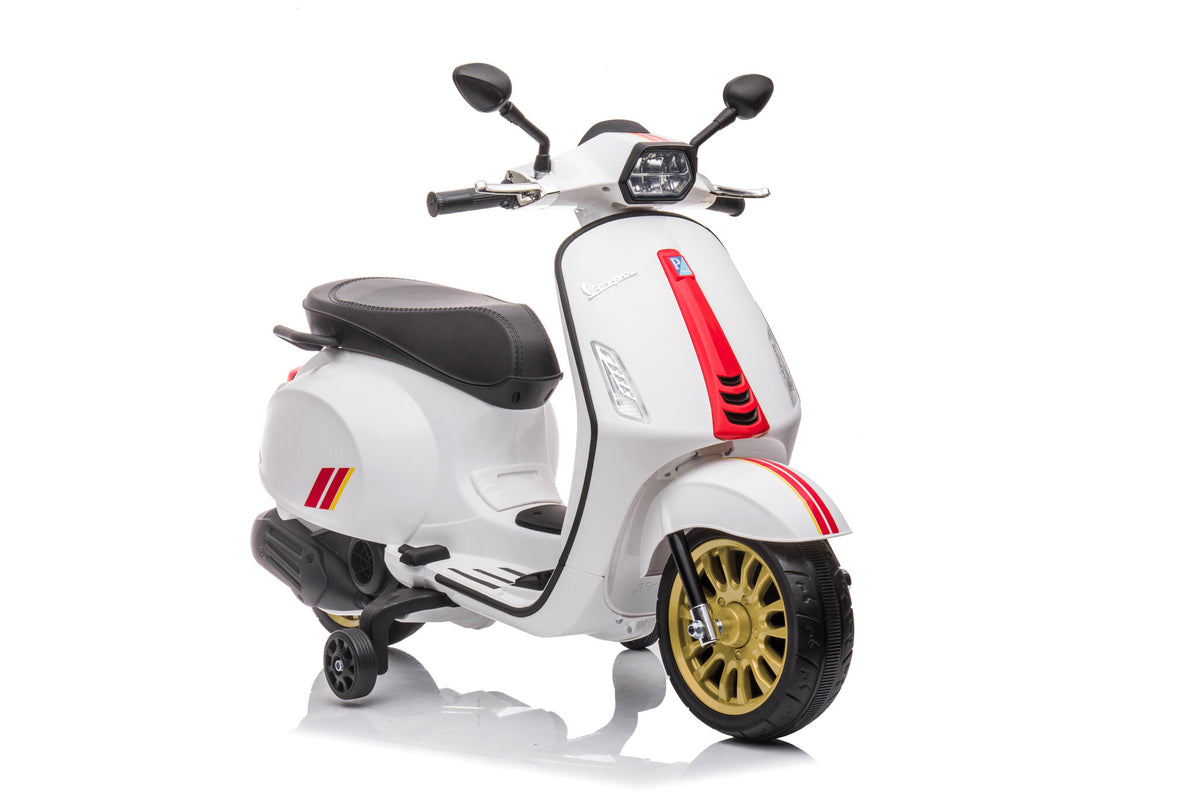 Vespa Sprint, Scooter Électrique 12 Volts Avec Musique Et Plus Encore !