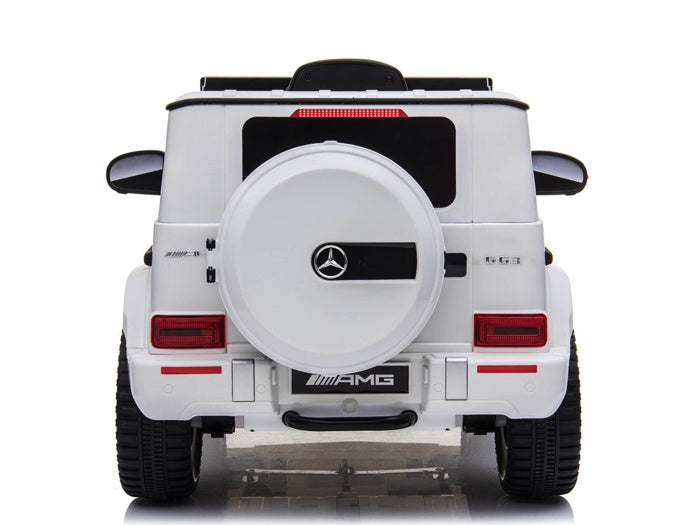 Mercedes G63 Amg, Voiture Électrique 12V Pour Enfants Avec Batterie Lithium, Pneus En Caoutchouc, Siège En Cuir Et Plus Encore
