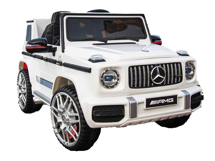 Mercedes G63 Amg, Voiture Électrique 12V Pour Enfants Avec Batterie Lithium, Pneus En Caoutchouc, Siège En Cuir Et Plus Encore