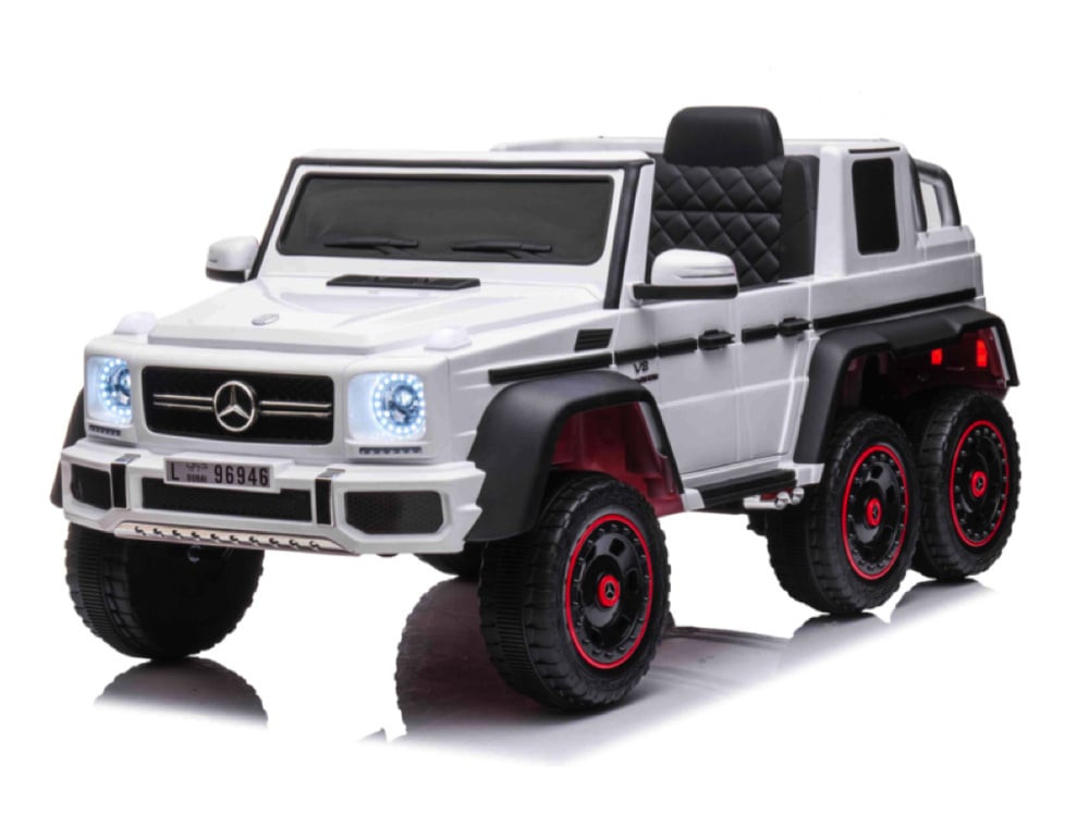 Mercedes-Benz G63 6X6, 12V Avec Pneus En Caoutchouc Et Plus Encore !