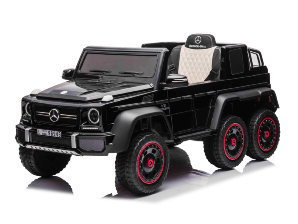 Mercedes-Benz G63 6X6, 12V Avec Pneus En Caoutchouc Et Plus Encore !