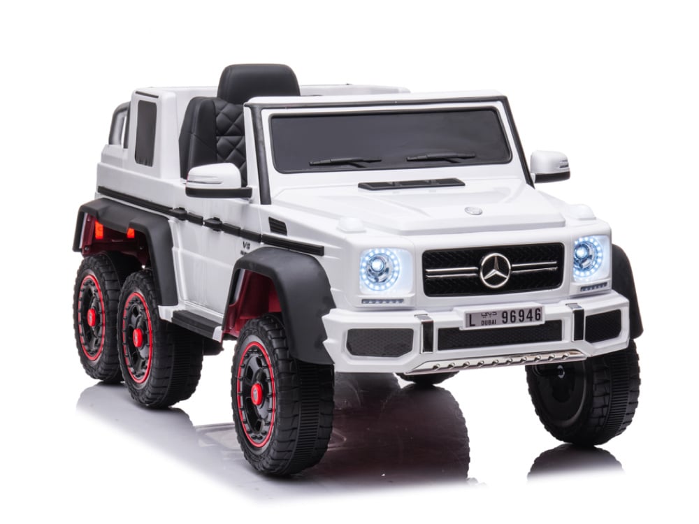 Mercedes-Benz G63 6X6, 12V Avec Pneus En Caoutchouc Et Plus Encore !