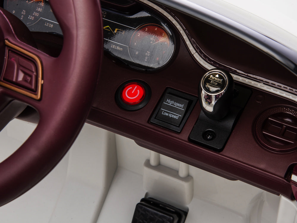 Bentley Bacalar, Voiture Électrique Pour Enfants 12 Volts, Siège En Cuir, Pneus En Caoutchouc Et Plus Encore.