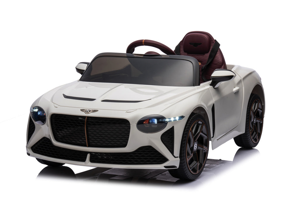 Bentley Bacalar, Voiture Électrique Pour Enfants 12 Volts, Siège En Cuir, Pneus En Caoutchouc Et Plus Encore.