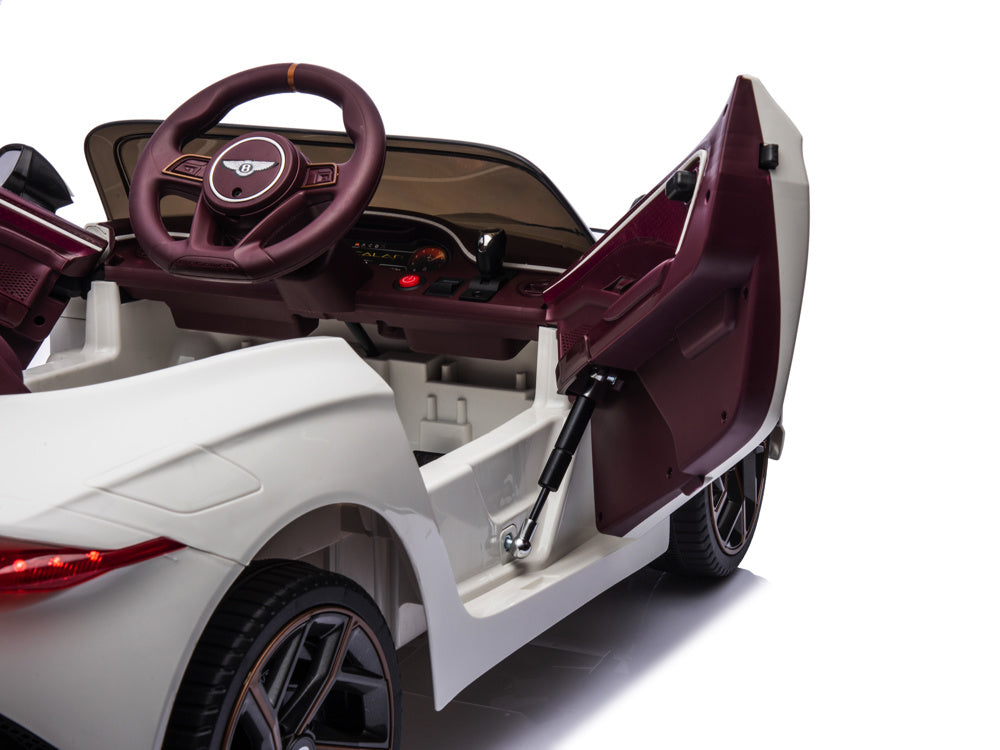 Bentley Bacalar, Voiture Électrique Pour Enfants 12 Volts, Siège En Cuir, Pneus En Caoutchouc Et Plus Encore.