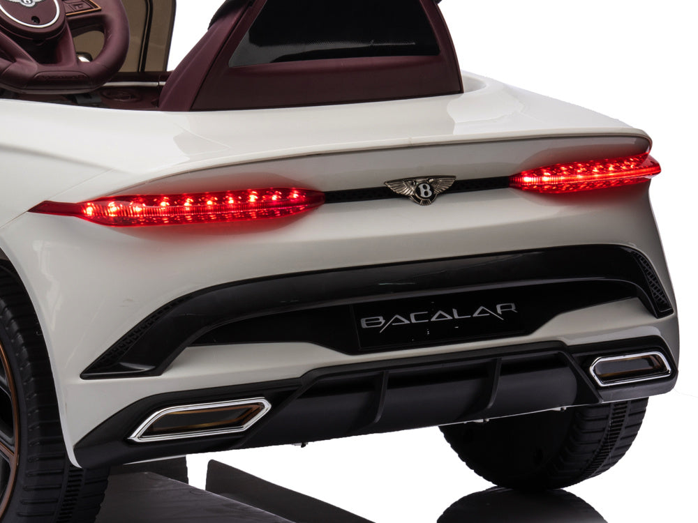Bentley Bacalar, Voiture Électrique Pour Enfants 12 Volts, Siège En Cuir, Pneus En Caoutchouc Et Plus Encore.