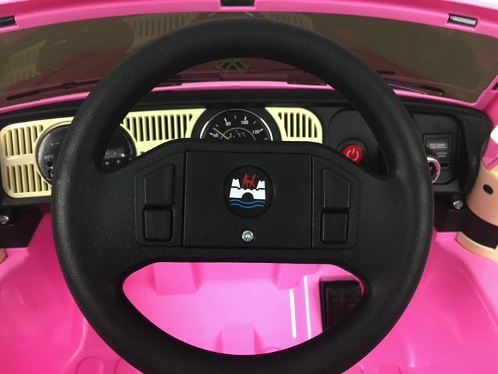 Volkswagen Beetle Classic Car, Une Voiture Pour Enfants 12 Volts Avec Pneus En Caoutchouc Et Plus Encore !