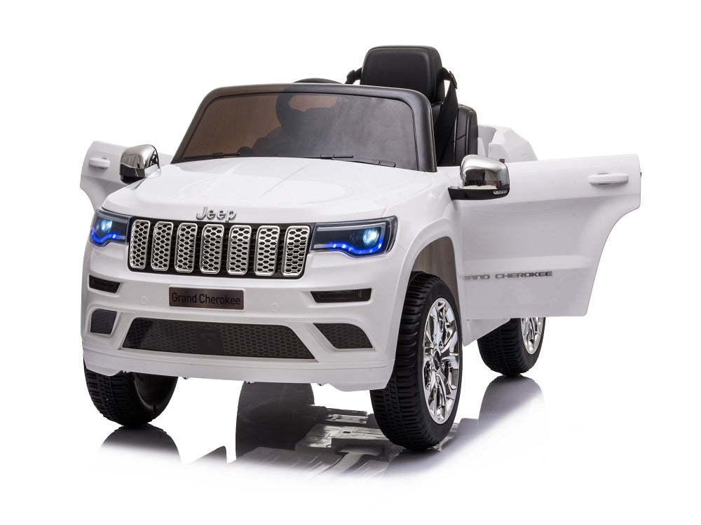 Jeep Grand Cherokee, Voiture Électrique Pour Enfants 12 Volts, Siège En Cuir Et Plus Encore !
