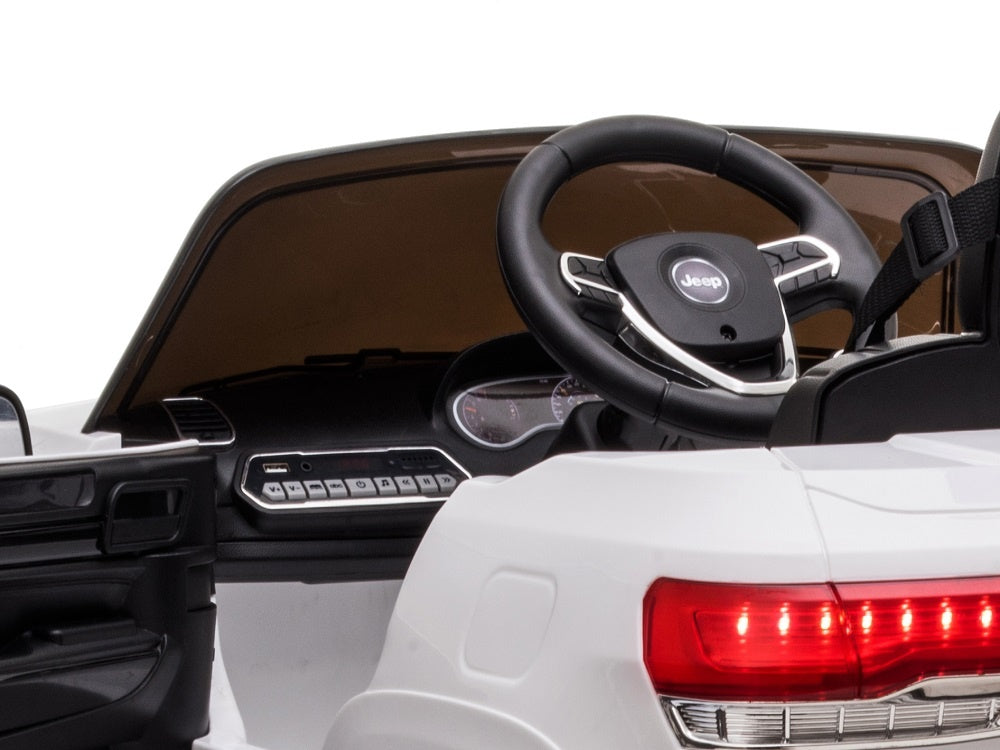 Jeep Grand Cherokee, Voiture Électrique Pour Enfants 12 Volts, Siège En Cuir Et Plus Encore !