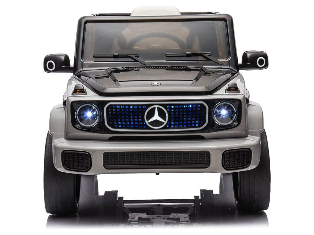 Mercedes Benz Eqg, Voiture Électrique Pour Enfants 12 Volts Avec Pneus En Caoutchouc, Siège En Cuir Et Plus Encore !