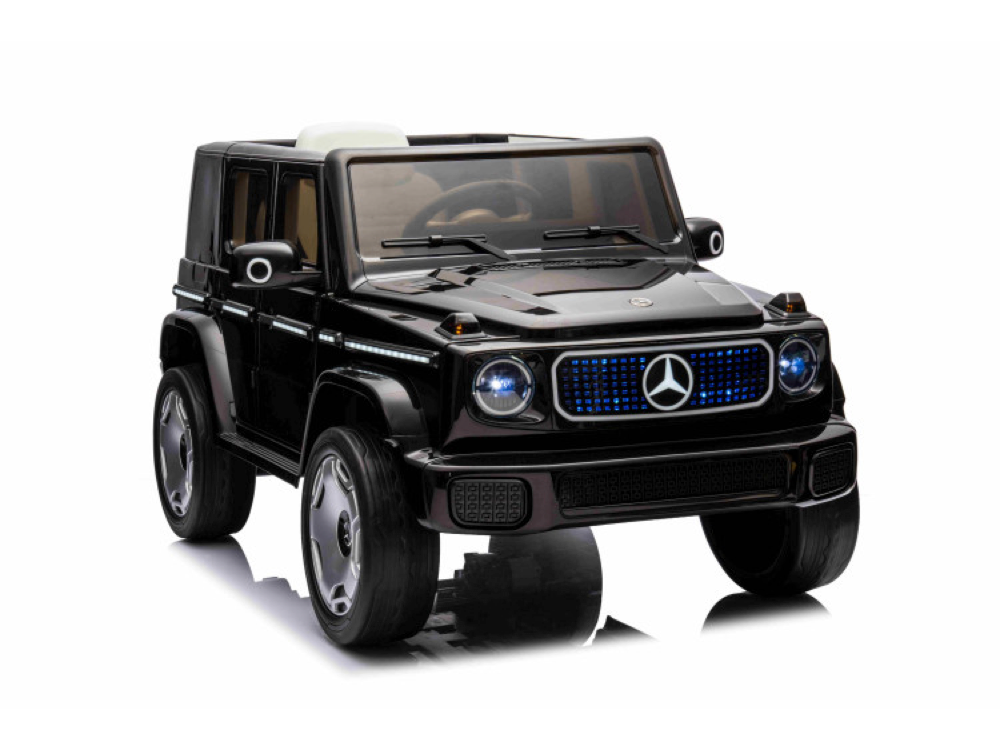 Mercedes Benz Eqg, Voiture Électrique Pour Enfants 12 Volts Avec Pneus En Caoutchouc, Siège En Cuir Et Plus Encore !