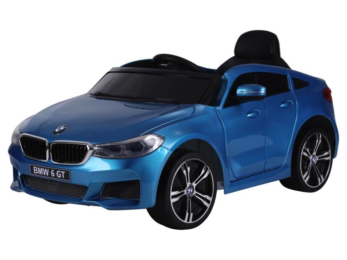 Bmw 6 Gt, Siège En Cuir, Pneus En Caoutchouc, Voiture À Batterie Pour Enfants !