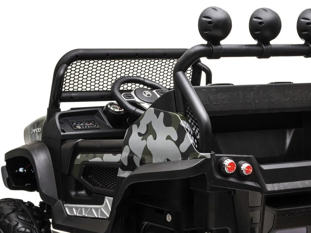 Mercedes-Benz Unimog, Véhicule À Batterie Pour Enfants 12V, Buggy Avec De Nombreuses Options