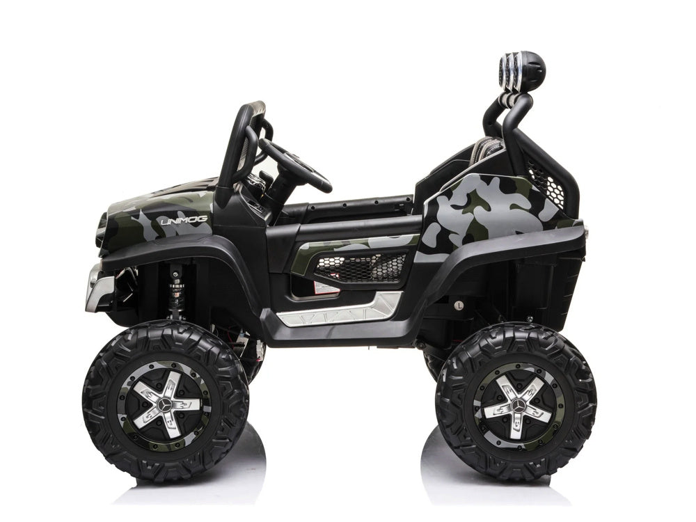 Mercedes-Benz Unimog, Véhicule À Batterie Pour Enfants 12V, Buggy Avec De Nombreuses Options
