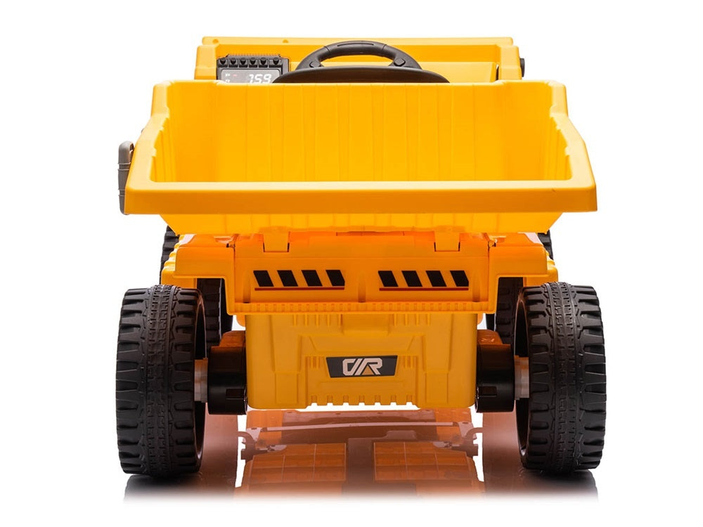Véhicule De Travail Avec Coffre, Voiture Électrique Pour Enfants 12 Volts, 4 Moteurs, Pneus En Caoutchouc Et Siège En Cuir Artificiel !