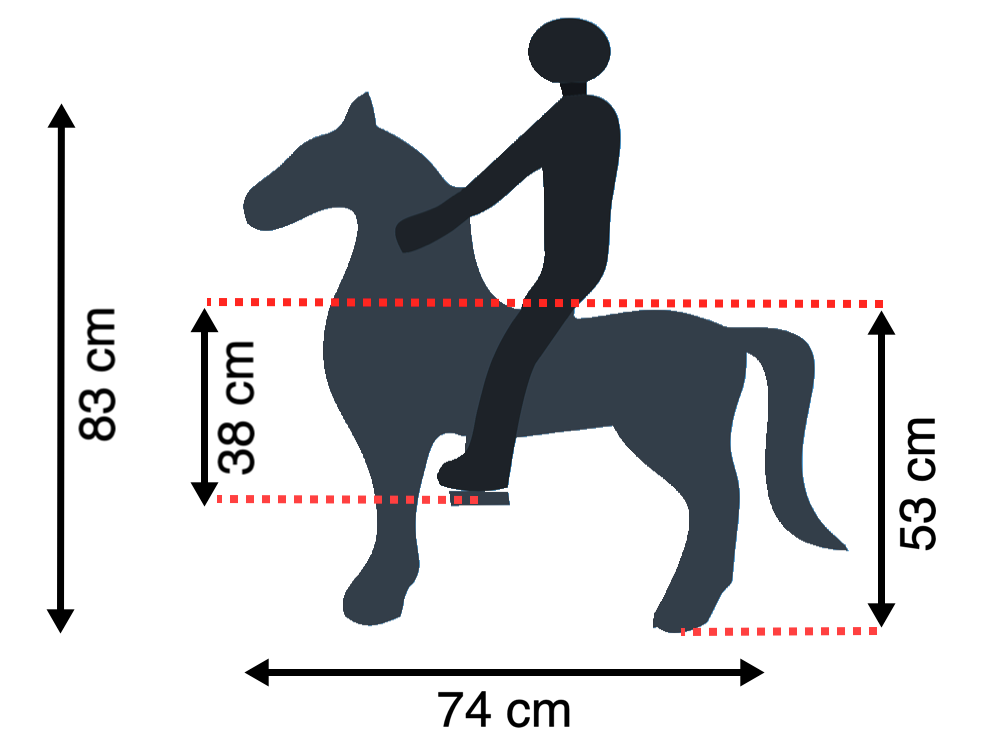 My Pony, Cheval Jouet D'équitation De Rollzone®, 3 - 6 Ans (Mp2042-S)
