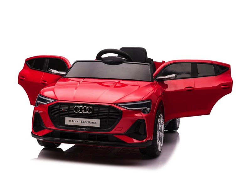 Audi E-Tron, Voiture Électrique Pour Enfants 12 Volts Avec Pneus En Caoutchouc, Siège En Cuir Et Plus Encore !