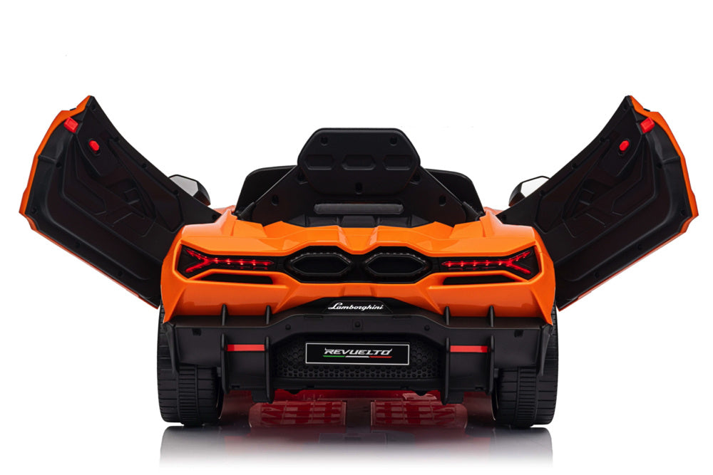 Lamborghini Revuelto, Voiture Électrique Pour Enfants 12 Volts Avec Pneus Eva Et Siège En Simili Cuir !