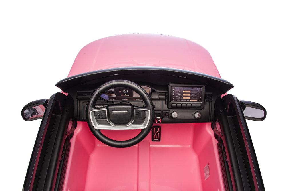 Range Rover 2 Places, Voiture Électrique Pour Enfants 24 Volts, Écran Mp4, Pneus En Caoutchouc, Siège En Cuir