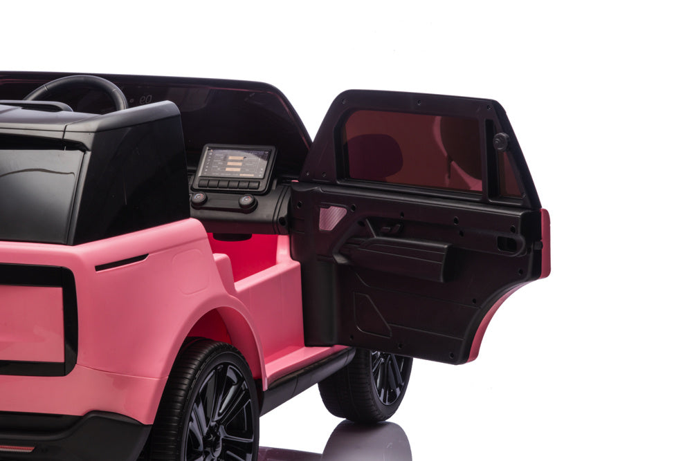 Range Rover 2 Places, Voiture Électrique Pour Enfants 24 Volts, Écran Mp4, Pneus En Caoutchouc, Siège En Cuir