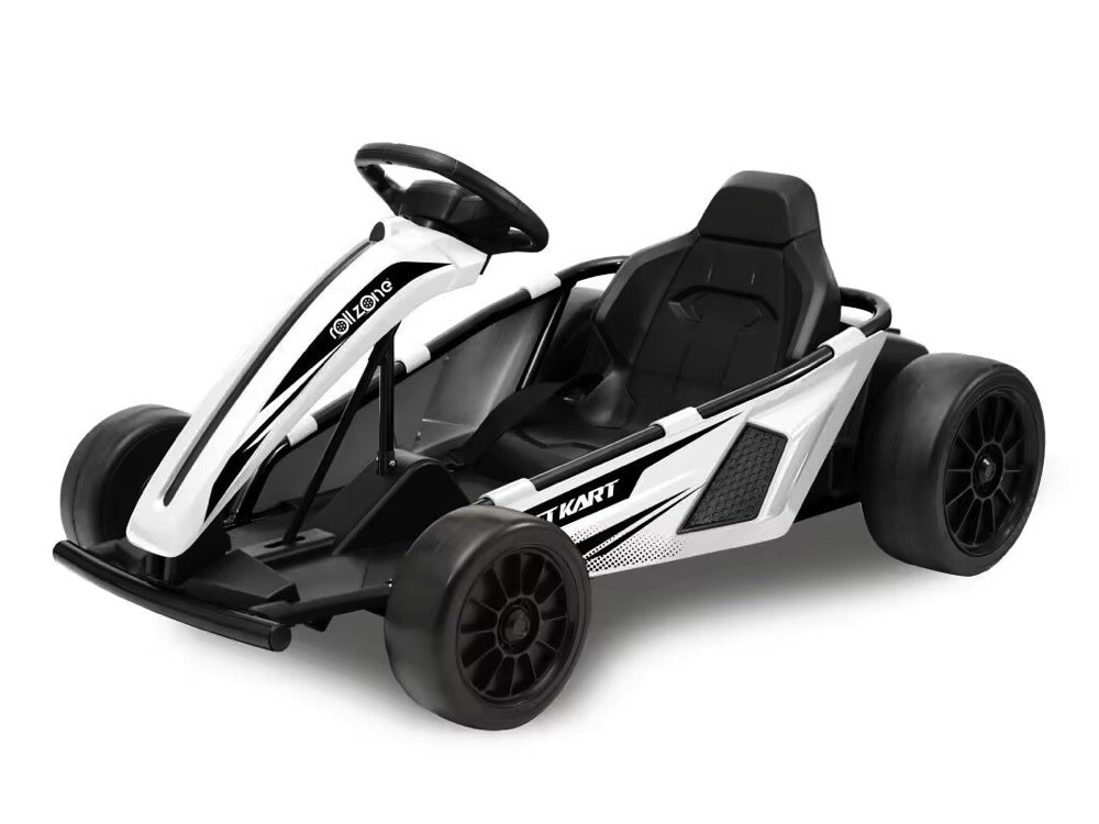 Rollzone Drift Go-Kart, Kart 24 Volts Avec Moteurs 200 Watts, Nouvelle Édition !