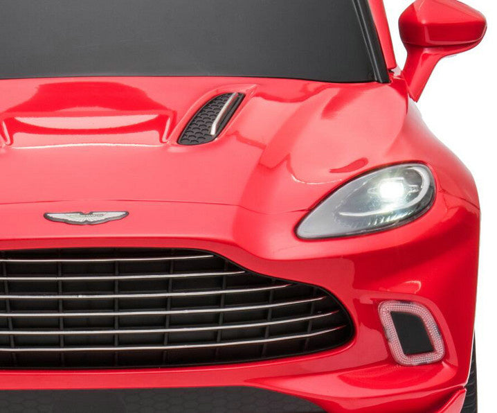 Aston Martin Voiture éLectrique Pour Enfants 12V Avec Pneus En Caoutchouc, SièGe En Cuir Et Plus Encore !