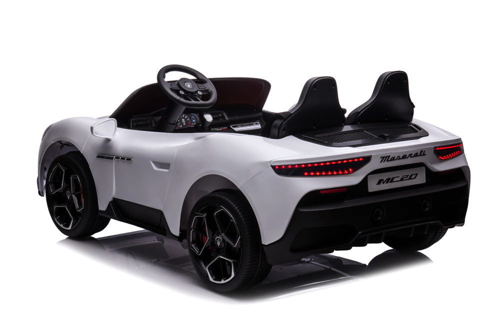 Maserati Mc20 2 Places, Voiture Électrique Pour Enfants 24V, Pneus En Caoutchouc, Siège En Cuir.