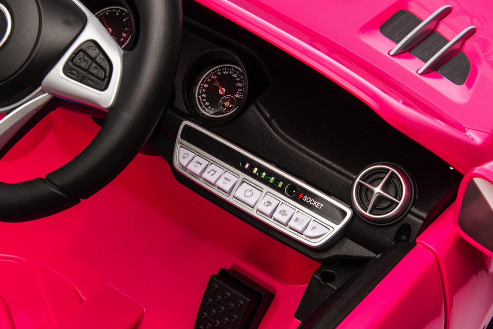 Mercedes Sl500, Voiture Électrique Pour Enfants 12 Volts Avec Une Batterie Au Lithium, Des Pneus En Caoutchouc, Un Siège En Similicuir Et Bien Plus Encore !
