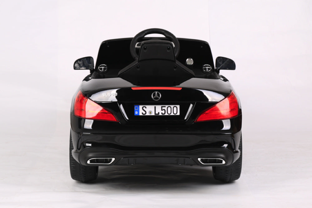 Mercedes Sl500, Voiture Électrique Pour Enfants 12 Volts Avec Une Batterie Au Lithium, Des Pneus En Caoutchouc, Un Siège En Similicuir Et Bien Plus Encore !