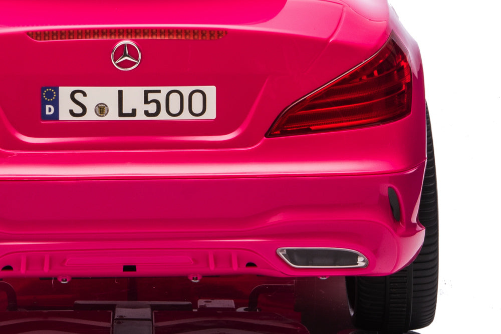 Mercedes Sl500, Voiture Électrique Pour Enfants 12 Volts Avec Une Batterie Au Lithium, Des Pneus En Caoutchouc, Un Siège En Similicuir Et Bien Plus Encore !