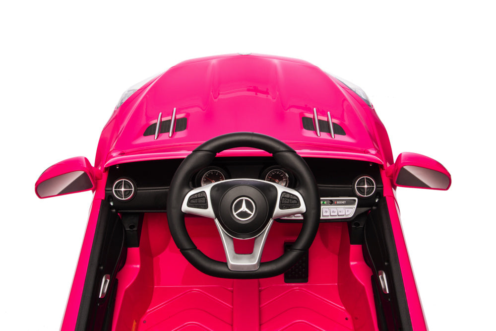 Mercedes Sl500, Voiture Électrique Pour Enfants 12 Volts Avec Une Batterie Au Lithium, Des Pneus En Caoutchouc, Un Siège En Similicuir Et Bien Plus Encore !