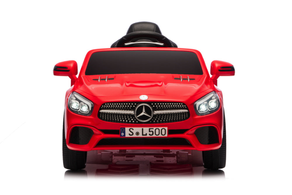 Mercedes Sl500, Voiture Électrique Pour Enfants 12 Volts Avec Une Batterie Au Lithium, Des Pneus En Caoutchouc, Un Siège En Similicuir Et Bien Plus Encore !