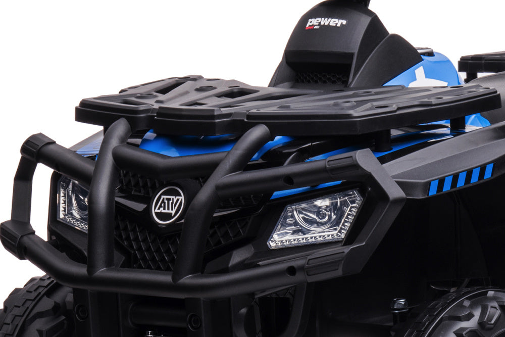 Quad Électrique Lithium 24 Volts, 4 Moteurs, Pneus En Caoutchouc, Siège En Cuir Et Plus Encore !