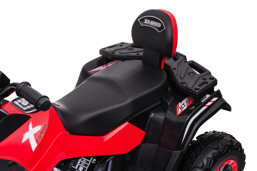 Quad Électrique Lithium 24 Volts, 4 Moteurs, Pneus En Caoutchouc, Siège En Cuir Et Plus Encore !