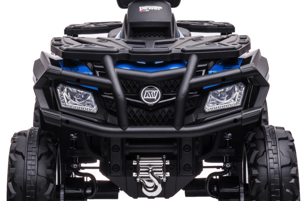 Quad Électrique Lithium 24 Volts, 4 Moteurs, Pneus En Caoutchouc, Siège En Cuir Et Plus Encore !