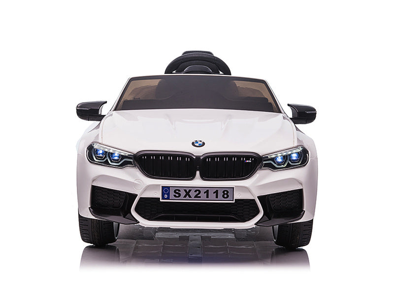 Bmw M5,Lithium, Siège En Cuir, Pneus En Caoutchouc, Voiture À Batterie Pour Enfants !
