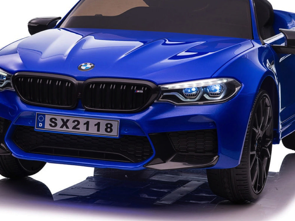 Bmw M5,Lithium, Siège En Cuir, Pneus En Caoutchouc, Voiture À Batterie Pour Enfants !