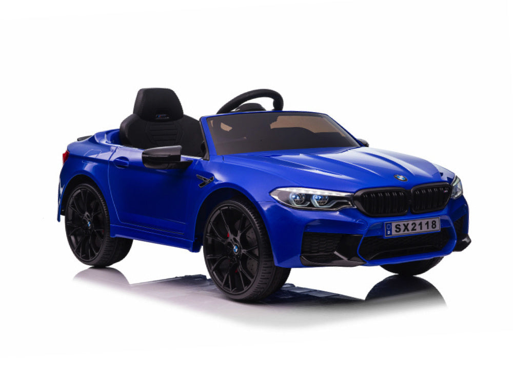 Bmw M5,Lithium, Siège En Cuir, Pneus En Caoutchouc, Voiture À Batterie Pour Enfants !