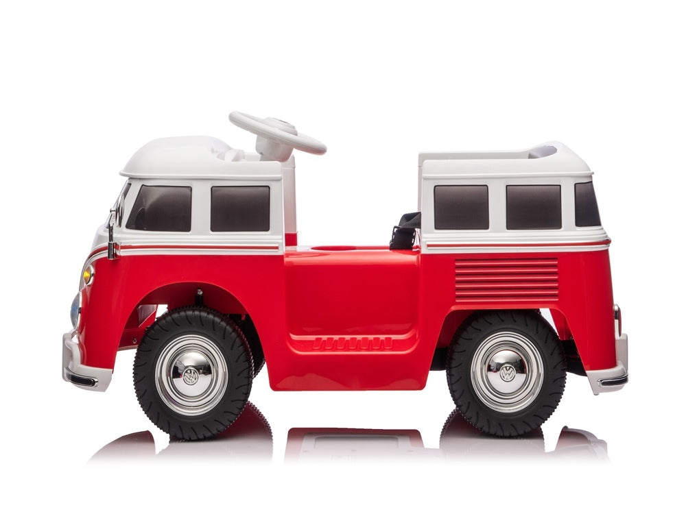 Bus Classique Volkswagen T1, Voiture Pour Enfants 12 Volts Avec Pneus En Caoutchouc Et Plus Encore !