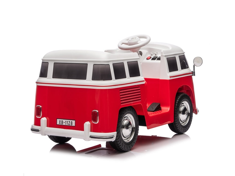 Bus Classique Volkswagen T1, Voiture Pour Enfants 12 Volts Avec Pneus En Caoutchouc Et Plus Encore !