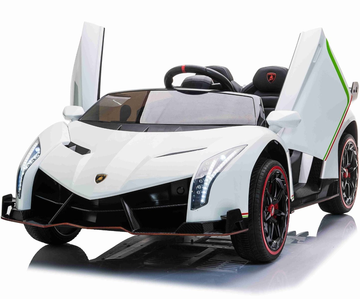 Lamborghini Veneno, Voiture Électrique Pour Enfants 2 Places Avec 4 Moteurs Et Plus.